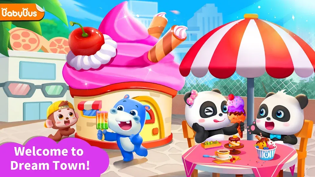 Little Panda’s Dream Town [МОД: Бесконечные деньги, Монеты и Мега MOD] Screenshot 1