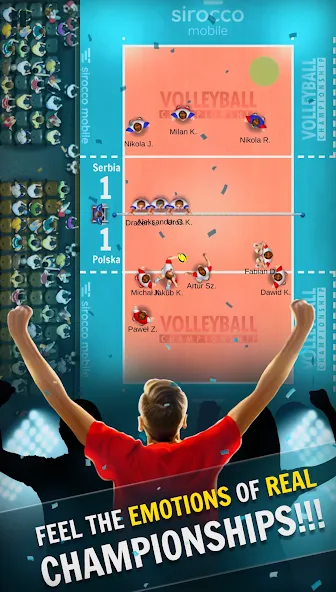 Volleyball Championship (Волейбольный чемпионат) [МОД: Деньги, Монеты и Меню MOD] Screenshot 1