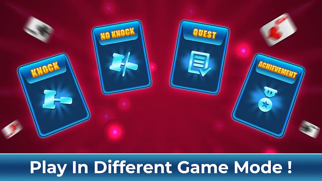 Tonk Rummy Card Game (Тонк Рамми карточная игра) [МОД: Меню, Бесконечные монеты и Открытые уровни] Screenshot 1