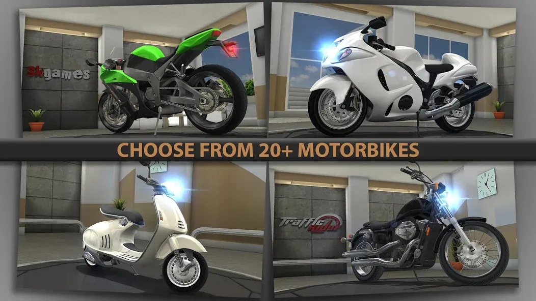 Traffic Rider (Трафик Райдер) [МОД: Бесконечные деньги, Монеты и Мега MOD] Screenshot 5