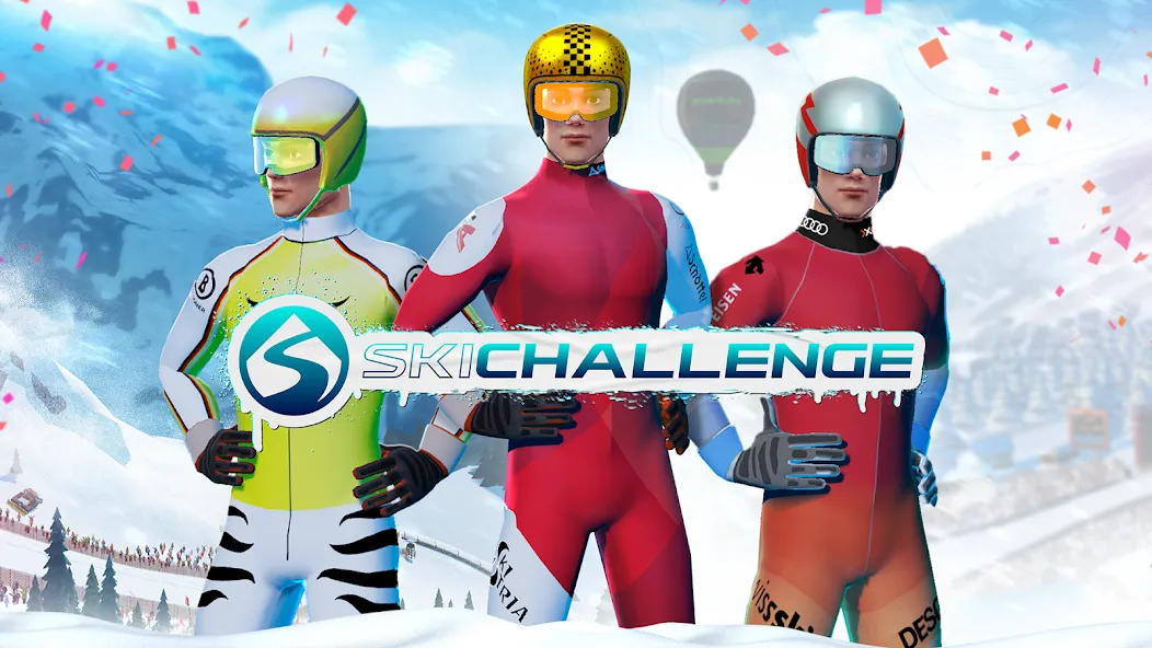 Ski Challenge (Ски Челлендж) [МОД: Много денег, Монет и Все открыто] Screenshot 1