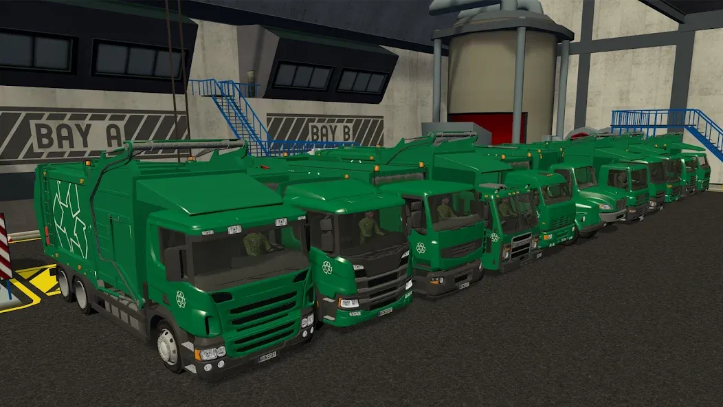 Trash Truck Simulator (Трэш Трак Симулятор) [МОД: Меню, Бесконечные монеты и Открытые уровни] Screenshot 1