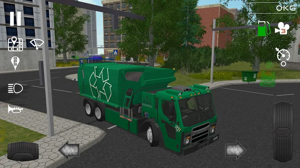 Trash Truck Simulator (Трэш Трак Симулятор) [МОД: Меню, Бесконечные монеты и Открытые уровни] Screenshot 2