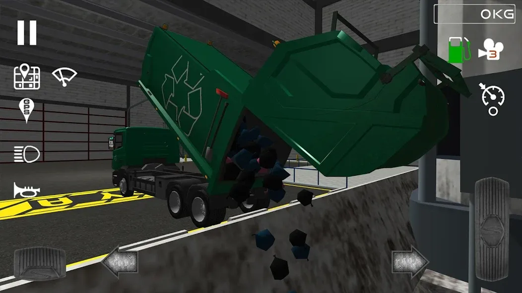 Trash Truck Simulator (Трэш Трак Симулятор) [МОД: Меню, Бесконечные монеты и Открытые уровни] Screenshot 3