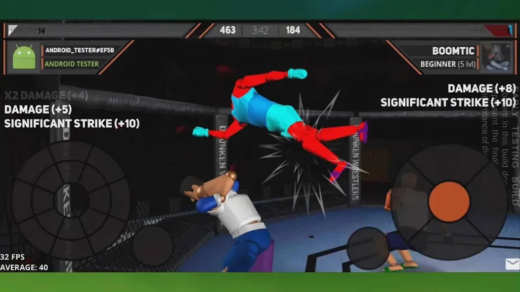 Drunken Wrestlers 2 (Пьяные Борцы 2) [МОД: Много монет, Открытые уровни и Мега MOD] Screenshot 2