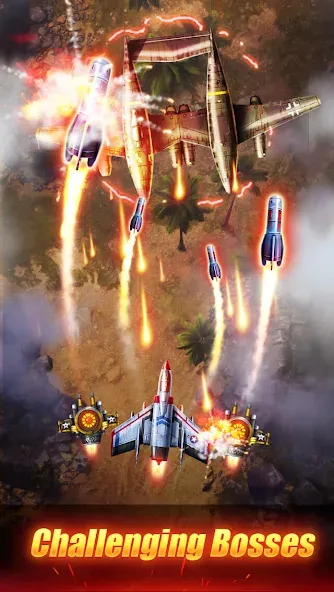 Sky Survivor: WWII Aircraft Sh (Скай Сурвайвер) [МОД: Бесконечные деньги, Монеты и Мега MOD] Screenshot 4