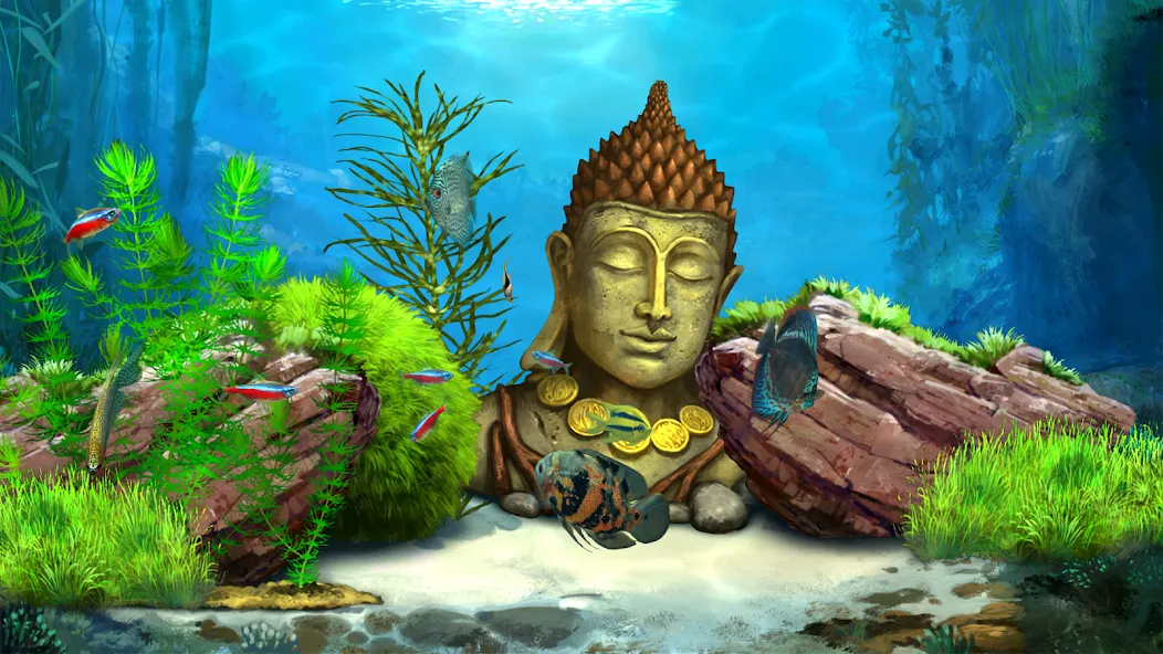 Aquantika [МОД: Меню, Бесконечные монеты и Открытые уровни] Screenshot 1