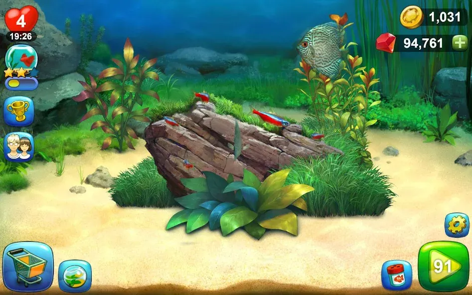 Aquantika [МОД: Меню, Бесконечные монеты и Открытые уровни] Screenshot 5