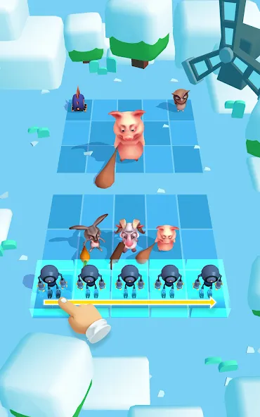 Animal Merge - Evolution Games (Анимал Мерж) [МОД: Меню, Бесконечные монеты и Открытые уровни] Screenshot 2