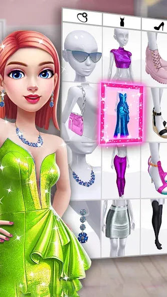 Fashion Makeover Stylist Game [МОД: Все открыто, Дополнительные деньги и Меню MOD] Screenshot 1