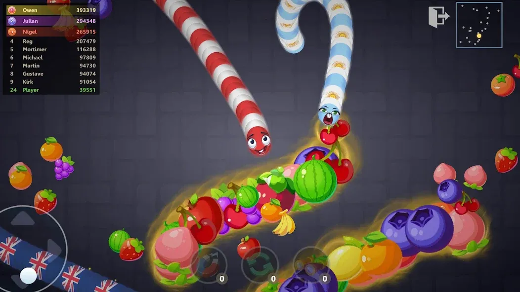 Snake War™ Hungry Worm.io Game (Снейк Вар) [МОД: Много денег, Монет и Все открыто] Screenshot 5