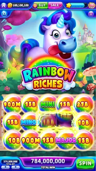 Jackpotland-Vegas Casino Slots (Джекпотлэнд) [МОД: Меню, Бесконечные монеты и Открытые уровни] Screenshot 5