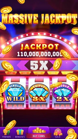 777 Casino – vegas slots games (Казино) [МОД: Деньги, Монеты и Меню MOD] Screenshot 3