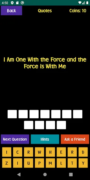 Quiz For SW Fans (Квиз для фанатов ЗВЗ) [МОД: Много монет, Открытые уровни и Мега MOD] Screenshot 4