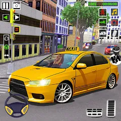 Скачать City Taxi Games-Taxi Car Games (Сити Такси Игры) [МОД: Все открыто, Дополнительные деньги и Меню MOD] | Взлом City Taxi Games-Taxi Car Games на Андроид