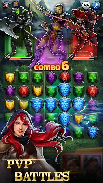 Empires & Puzzles: Match-3 RPG [МОД: Много монет, Открытые уровни и Мега MOD] Screenshot 4