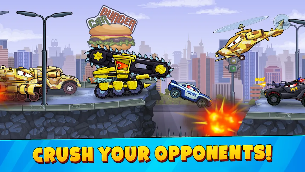 Car Eats Car 3 Hill Climb Race (Кар Ейтс Кар 3) [МОД: Деньги, Монеты и Меню MOD] Screenshot 5