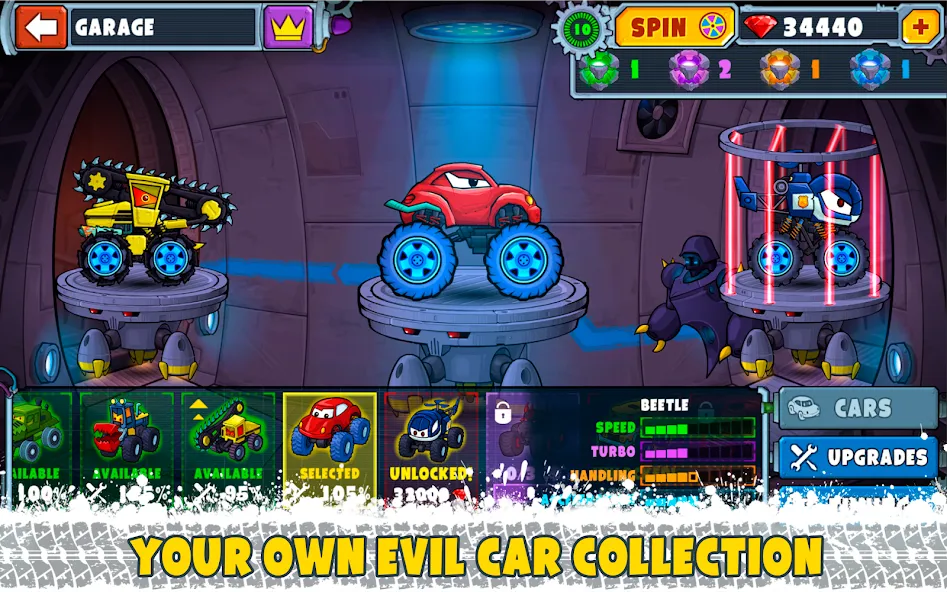 Car Eats Car Multiplayer Race (Кар Итс Кар) [МОД: Бесконечные деньги, Монеты и Мега MOD] Screenshot 4