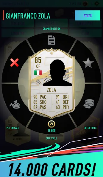 Pack Opener for FUT 21 (Пакопенер для  21) [МОД: Деньги, Монеты и Меню MOD] Screenshot 4