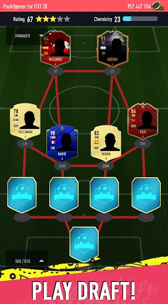 Pack Opener for FUT 20 by SMOQ (Пак открыватель для  20 от ) [МОД: Деньги, Монеты и Меню MOD] Screenshot 3