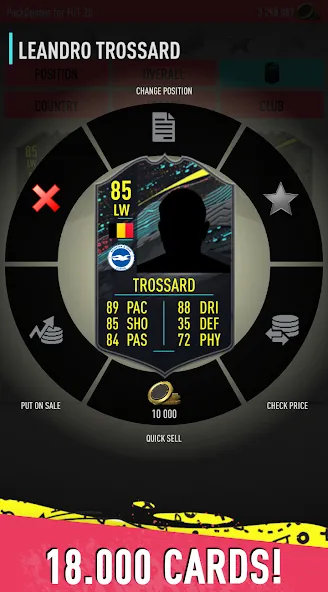 Pack Opener for FUT 20 by SMOQ (Пак открыватель для  20 от ) [МОД: Деньги, Монеты и Меню MOD] Screenshot 4