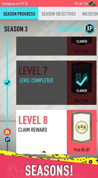 Pack Opener for FUT 20 by SMOQ (Пак открыватель для  20 от ) [МОД: Деньги, Монеты и Меню MOD] Screenshot 5