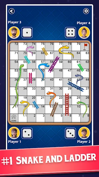 Snakes and Ladders - Ludo Game (Змеи и лестницы) [МОД: Много монет, Открытые уровни и Мега MOD] Screenshot 2