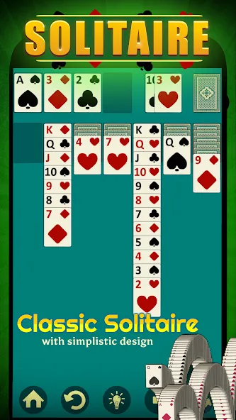 Solitaire - Offline Card Games [МОД: Много монет, Открытые уровни и Мега MOD] Screenshot 2