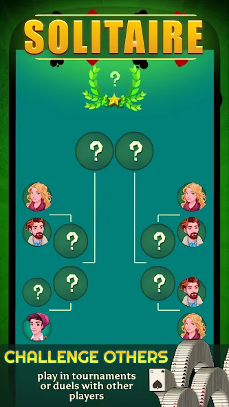 Solitaire - Offline Card Games [МОД: Много монет, Открытые уровни и Мега MOD] Screenshot 3