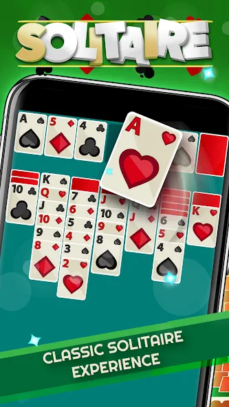 Solitaire - Offline Card Games [МОД: Много монет, Открытые уровни и Мега MOD] Screenshot 4