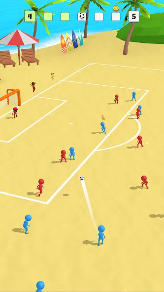 Super Goal: Fun Soccer Game (Супер Гол) [МОД: Бесконечные деньги, Монеты и Мега MOD] Screenshot 2