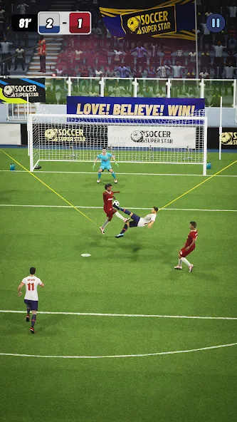 Soccer Superstar (Соккер упер Стар) [МОД: Бесконечные деньги, Монеты и Мега MOD] Screenshot 2