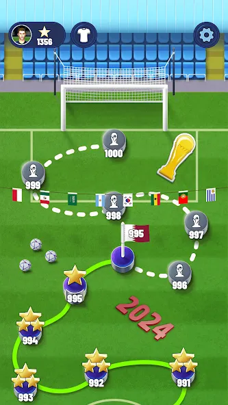 Soccer Superstar (Соккер упер Стар) [МОД: Бесконечные деньги, Монеты и Мега MOD] Screenshot 4