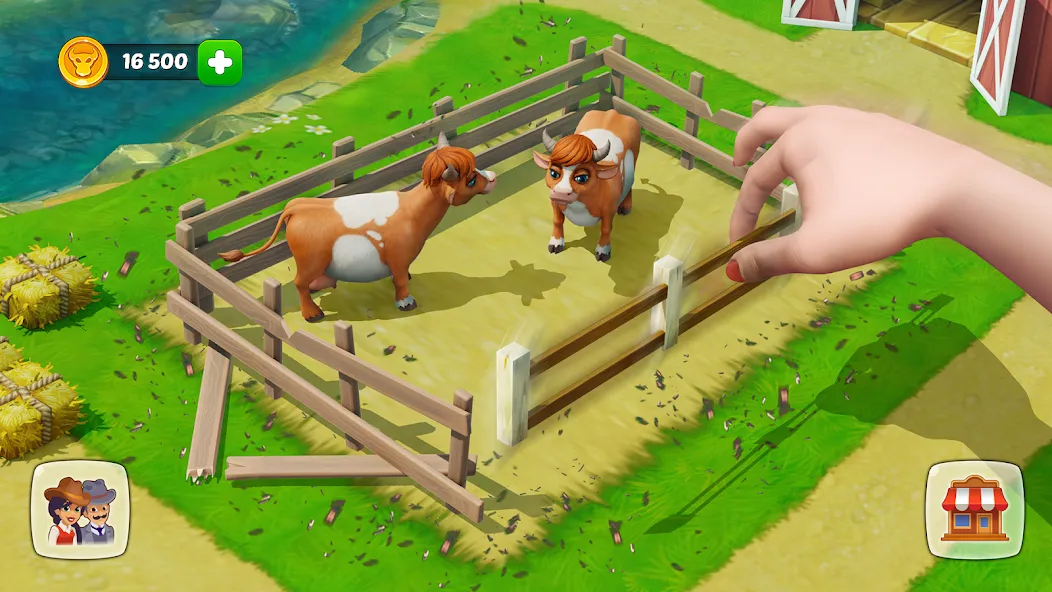 Wild West: Farm Town Build (Уайлд Вест) [МОД: Бесконечные деньги, Монеты и Мега MOD] Screenshot 1