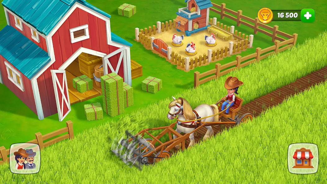 Wild West: Farm Town Build (Уайлд Вест) [МОД: Бесконечные деньги, Монеты и Мега MOD] Screenshot 3