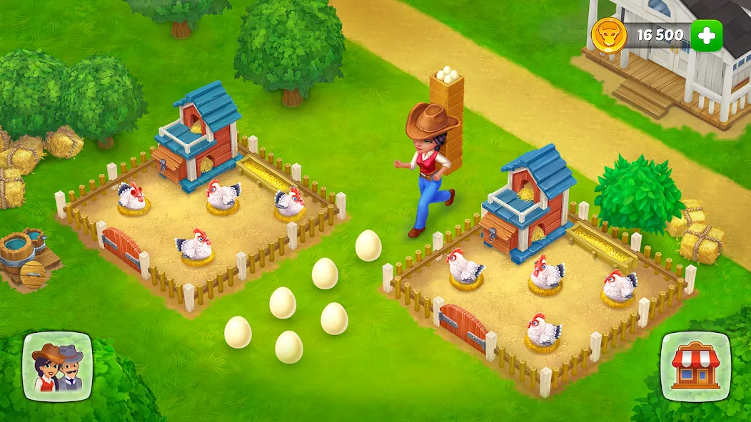Wild West: Farm Town Build (Уайлд Вест) [МОД: Бесконечные деньги, Монеты и Мега MOD] Screenshot 4