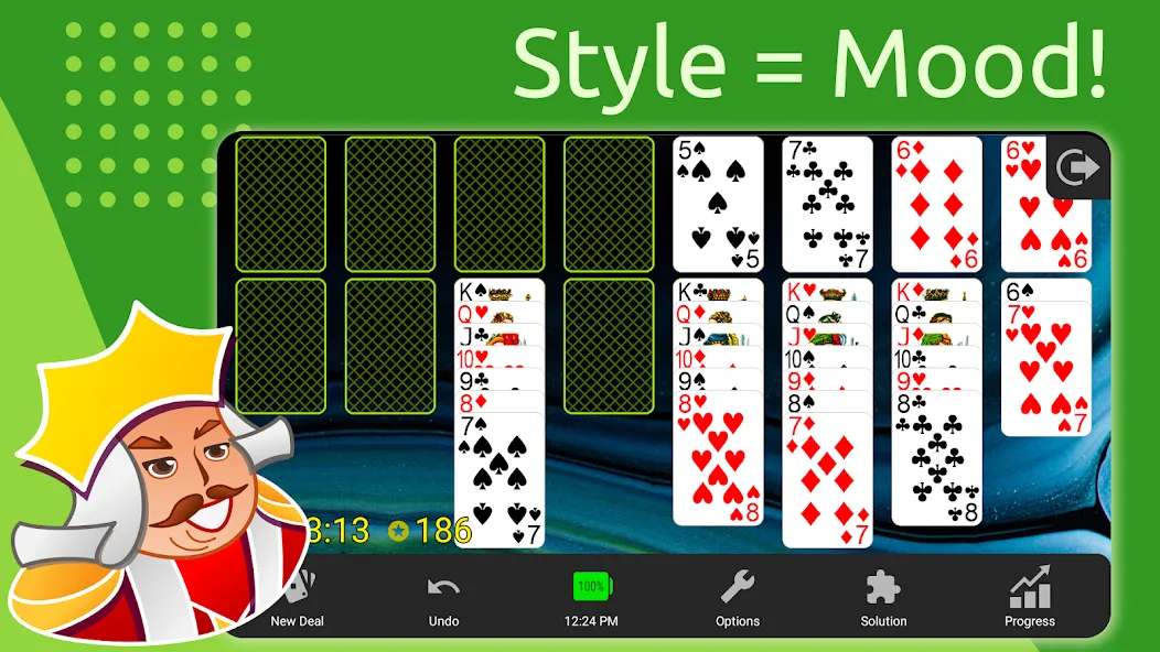 FreeCell [МОД: Много денег, Монет и Все открыто] Screenshot 5