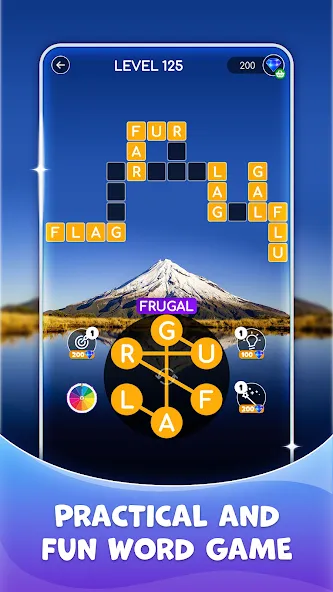 Calming Crosswords Word Puzzle [МОД: Бесконечные деньги, Монеты и Мега MOD] Screenshot 4
