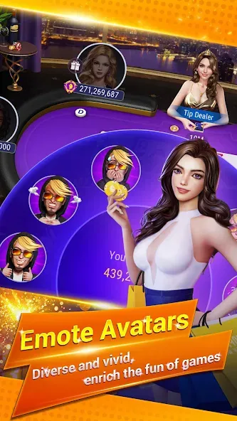 Sohoo Poker - Texas Holdem (Соху Покер) [МОД: Все открыто, Дополнительные деньги и Меню MOD] Screenshot 3