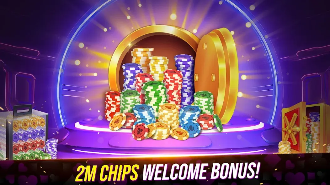 Poker Fever - Win your Fame (Покер Клаш) [МОД: Все открыто, Дополнительные деньги и Меню MOD] Screenshot 2