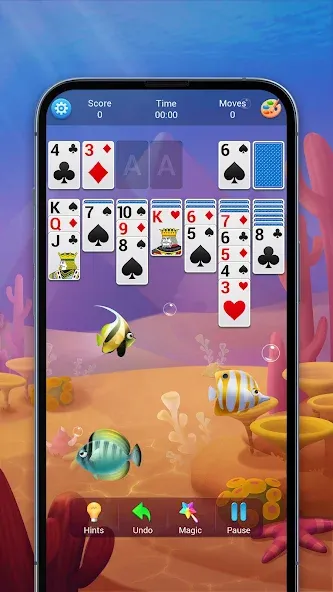 Solitaire, Klondike Card Games [МОД: Деньги, Монеты и Меню MOD] Screenshot 2