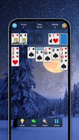 Solitaire, Klondike Card Games [МОД: Деньги, Монеты и Меню MOD] Screenshot 3