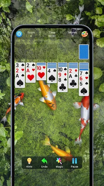 Solitaire, Klondike Card Games [МОД: Деньги, Монеты и Меню MOD] Screenshot 5