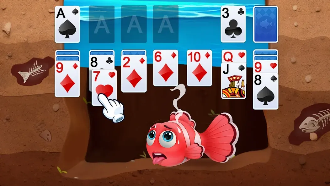 Solitaire [МОД: Много денег, Монет и Все открыто] Screenshot 2