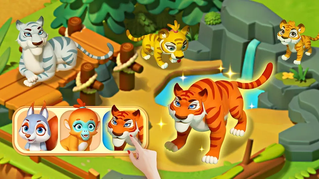 Solitaire - Wild Park [МОД: Все открыто, Дополнительные деньги и Меню MOD] Screenshot 3