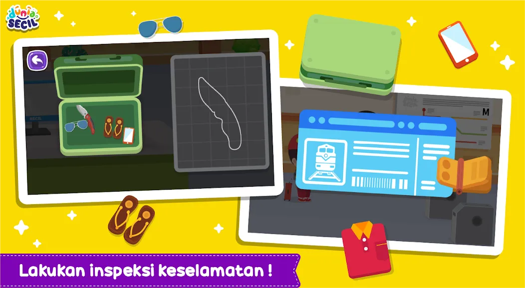 Kereta Api Dunia Secil (Керета Апи Дуниа Сесил) [МОД: Бесконечные деньги, Монеты и Мега MOD] Screenshot 2