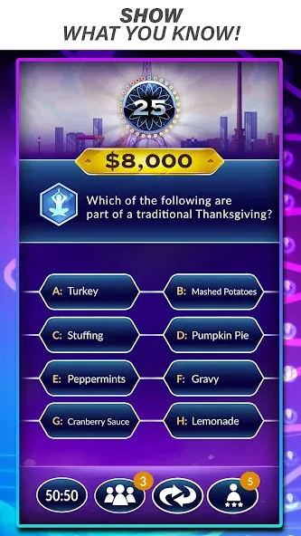 Official Millionaire Game [МОД: Деньги, Монеты и Меню MOD] Screenshot 1
