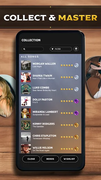 Country Star: Music Game (кантри стар) [МОД: Много монет, Открытые уровни и Мега MOD] Screenshot 3