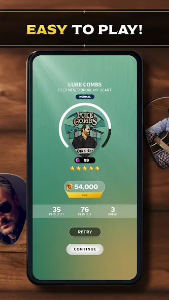 Country Star: Music Game (кантри стар) [МОД: Много монет, Открытые уровни и Мега MOD] Screenshot 5