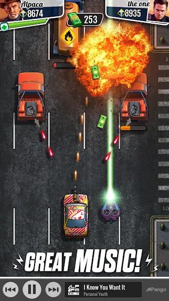 Fastlane: Road to Revenge (Фастлейн) [МОД: Много денег, Монет и Все открыто] Screenshot 5